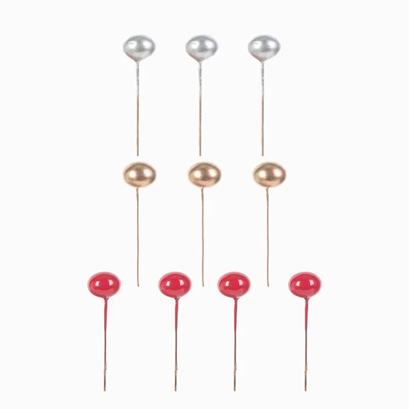 Christmas Tree Artificial - 30/50pcs Artificial Small Round Bead Home