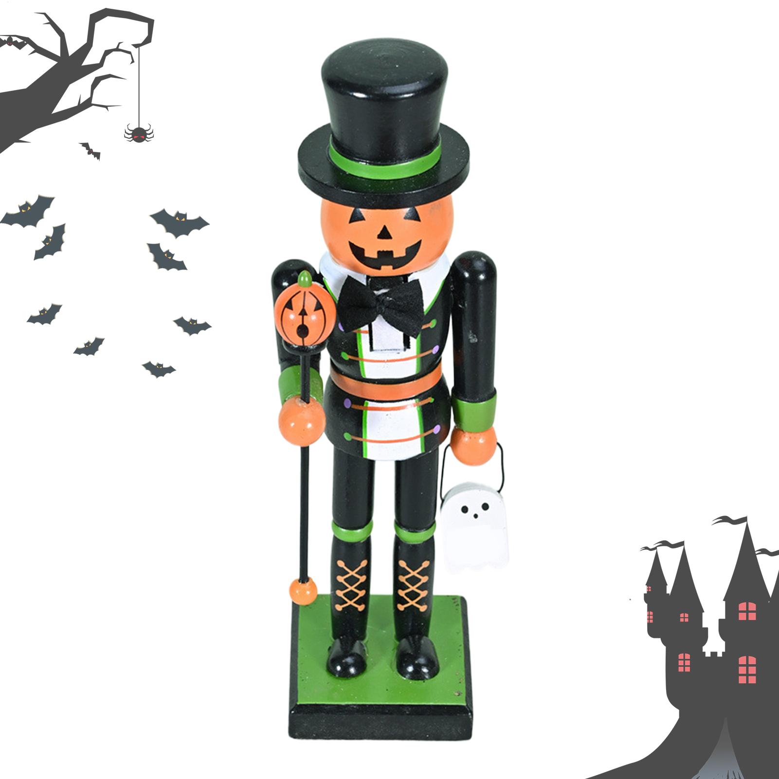 Nutcracker Figurine - Halloween Nutcracker Figures Wooden Nutcracker Figures