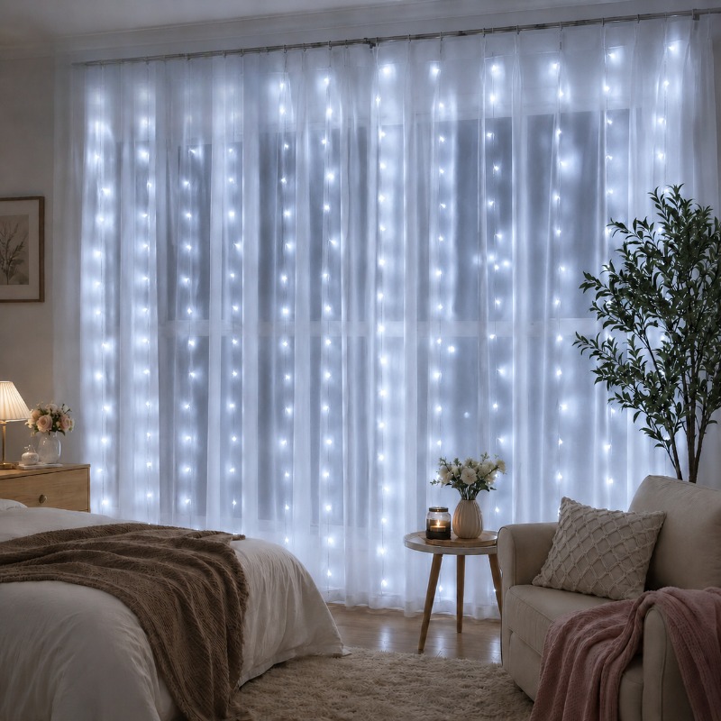 Led Fairy String Lights - 3/4/6m Curtain LED String Lights Garland