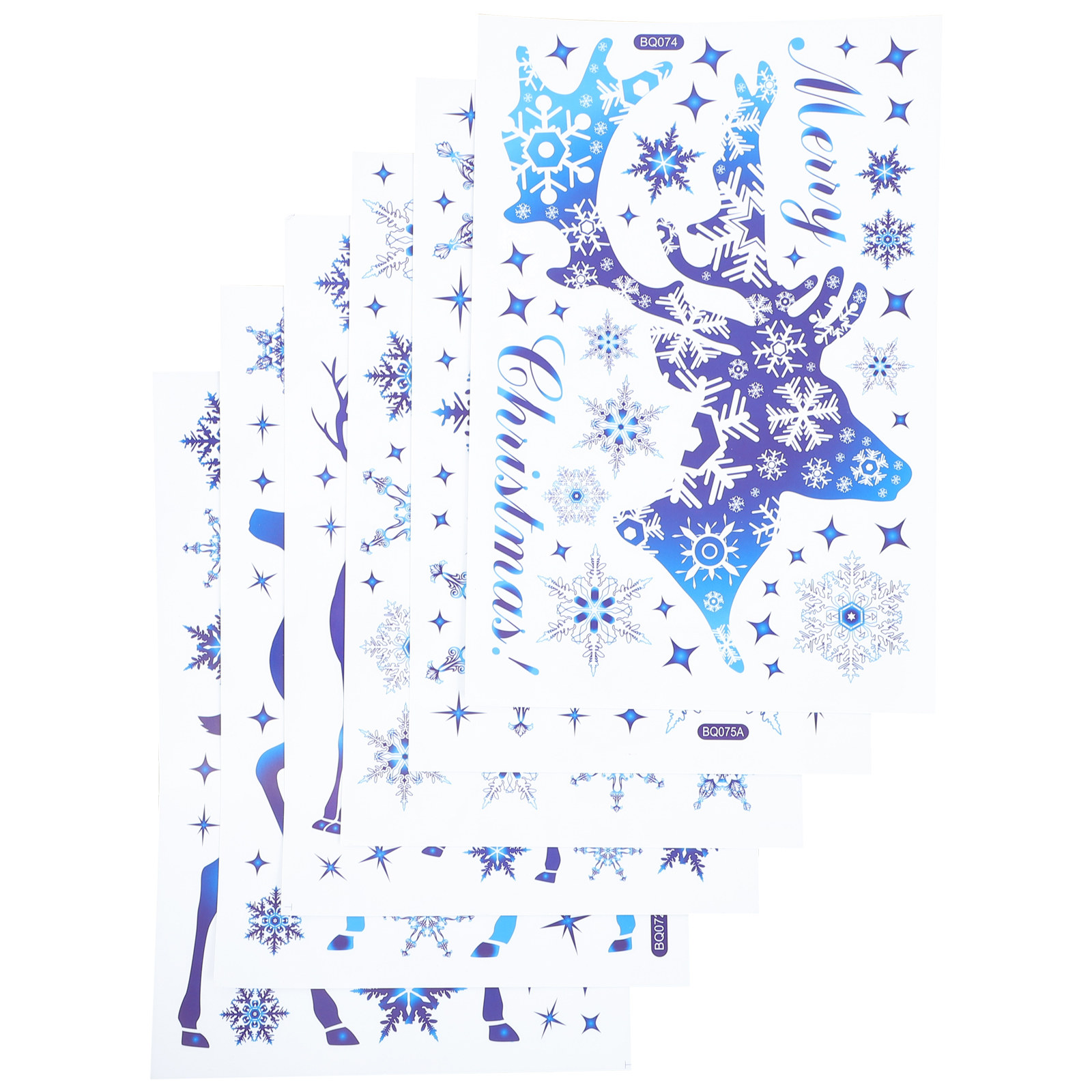 Snowflake Window Decal - 6 Sheets Snow Flake Window Decals