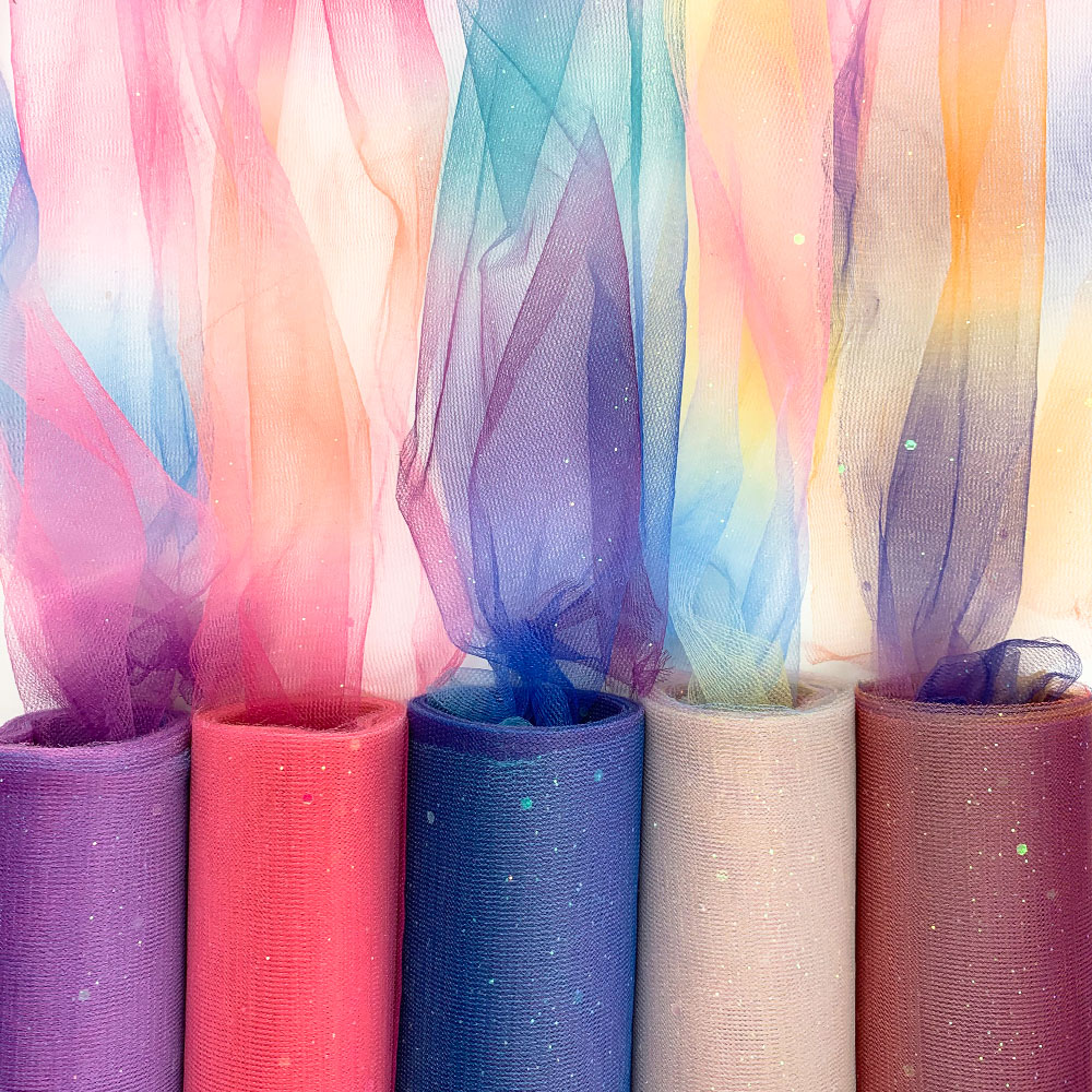 10Yards Rainbow Glitter Tulle  - огляд і ціна Christmas Table Runner