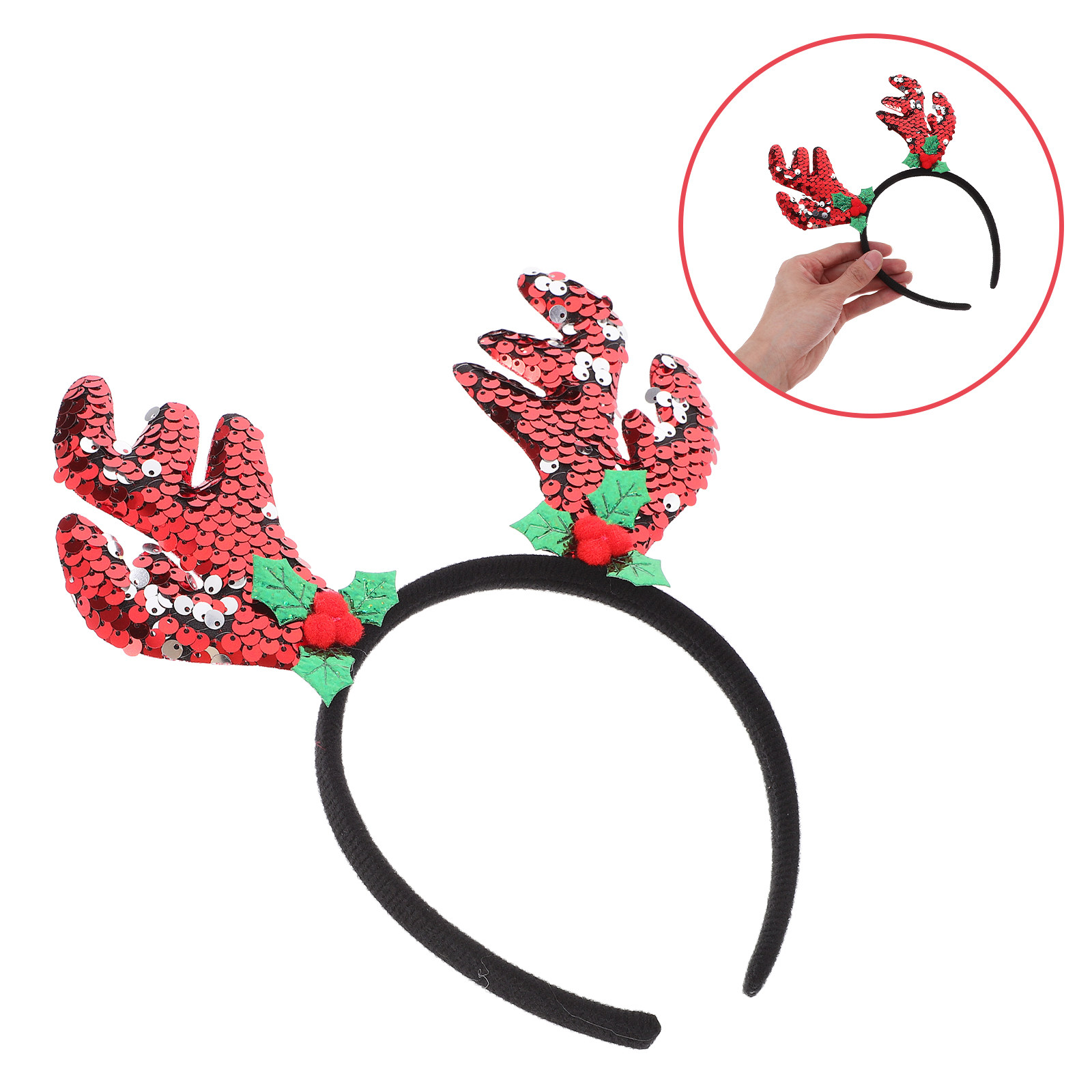 Reindeer Antler Headband Xmas  - огляд і ціна Reindeer Antlers Headband