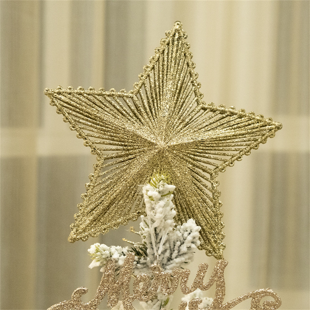 Gold Glitter Christmas Tree To - огляд і ціна Star Tree Topper