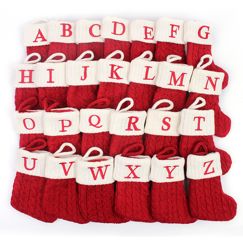 1P Christmas Socks Knitting Al - огляд і ціна Christmas Stocking Hanging