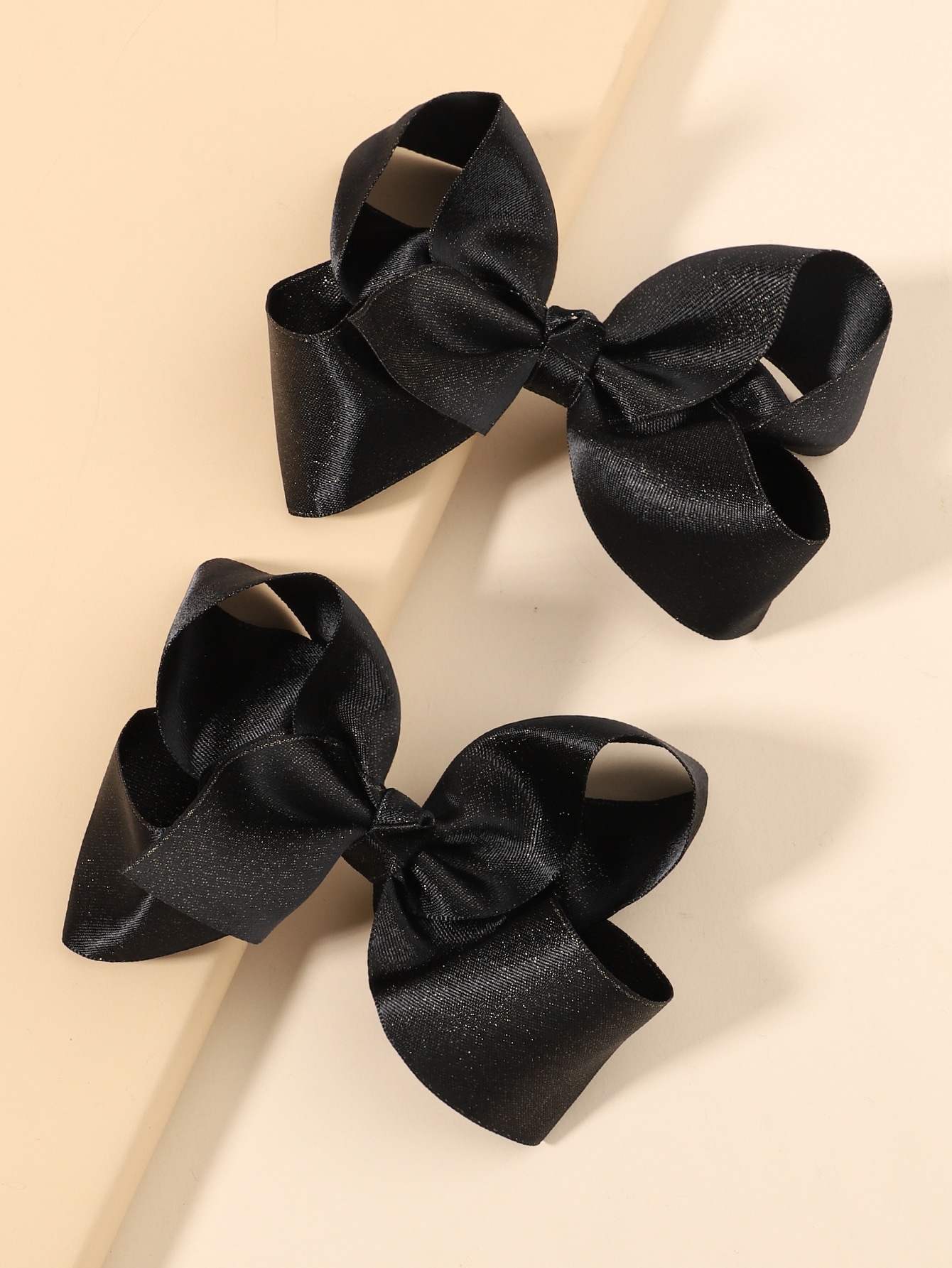 2pcs Solid Color Hair Clip 4In - огляд і ціна Ribbon Bow Gift