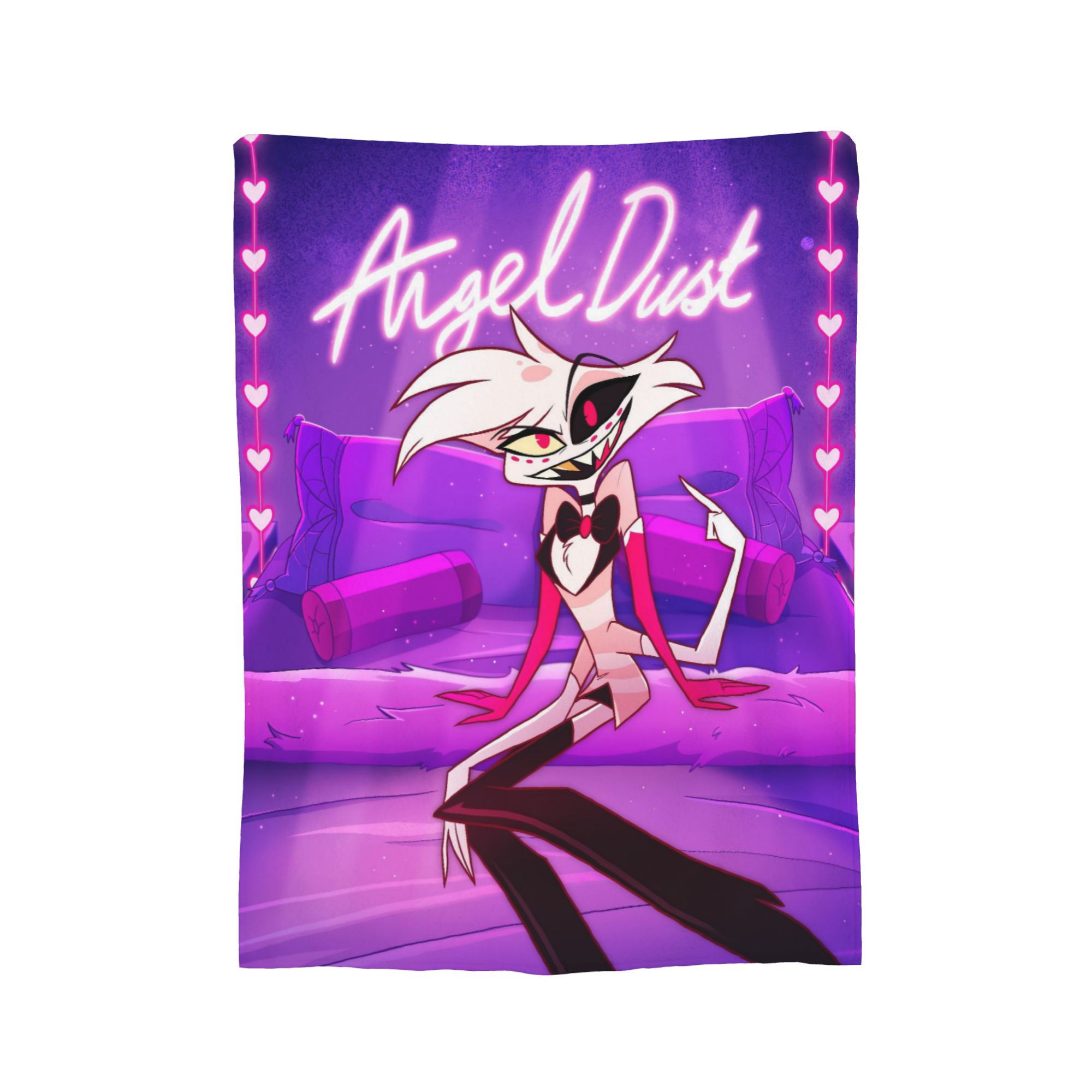 Cartoon Hazbins Hotels  Angel  - огляд і ціна Christmas Throw Blanket