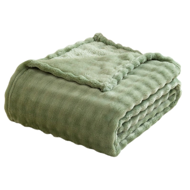 Sage Green Bubble Fleece Blank - огляд і ціна Christmas Throw Blanket