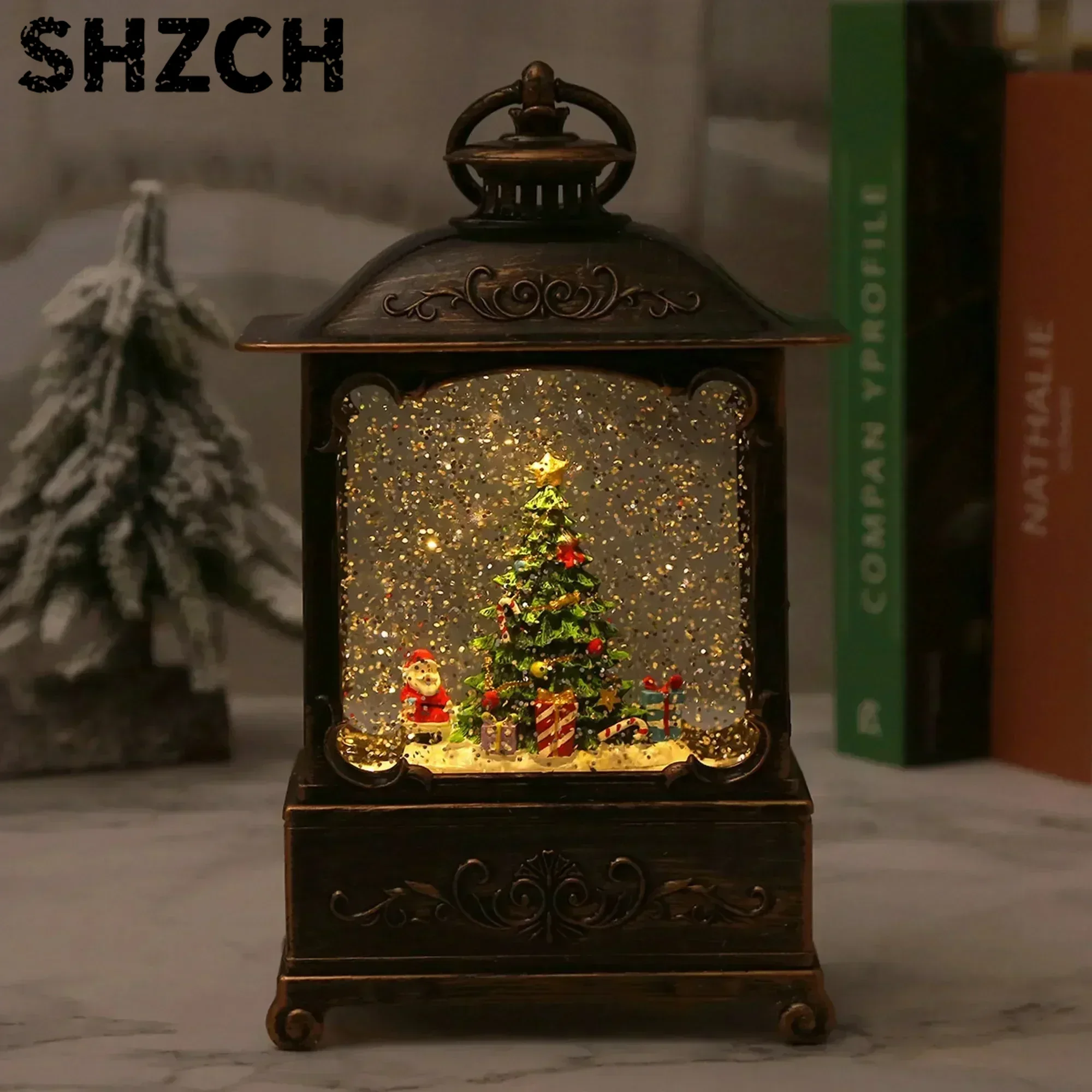 Christmas Snow Globe Lantern M - огляд і ціна Snow Globe Musical