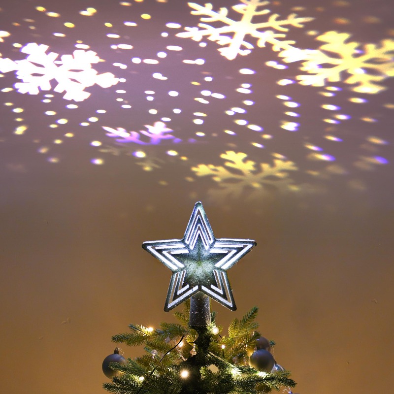 LED Projection Tree Topper Sta - огляд і ціна Star Tree Topper