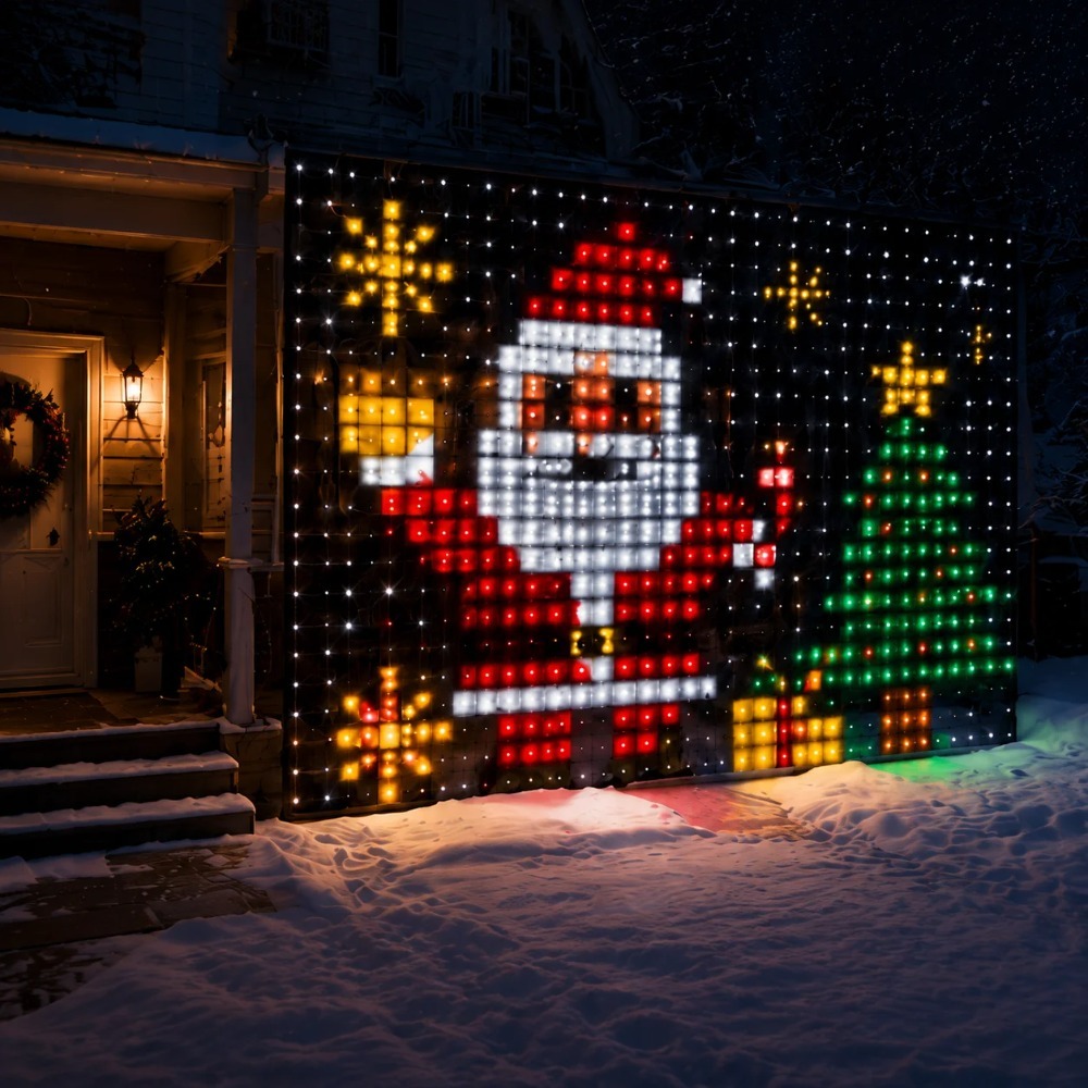 LED Pixel Curtain Lights Bluet - огляд і ціна Led Fairy String Lights