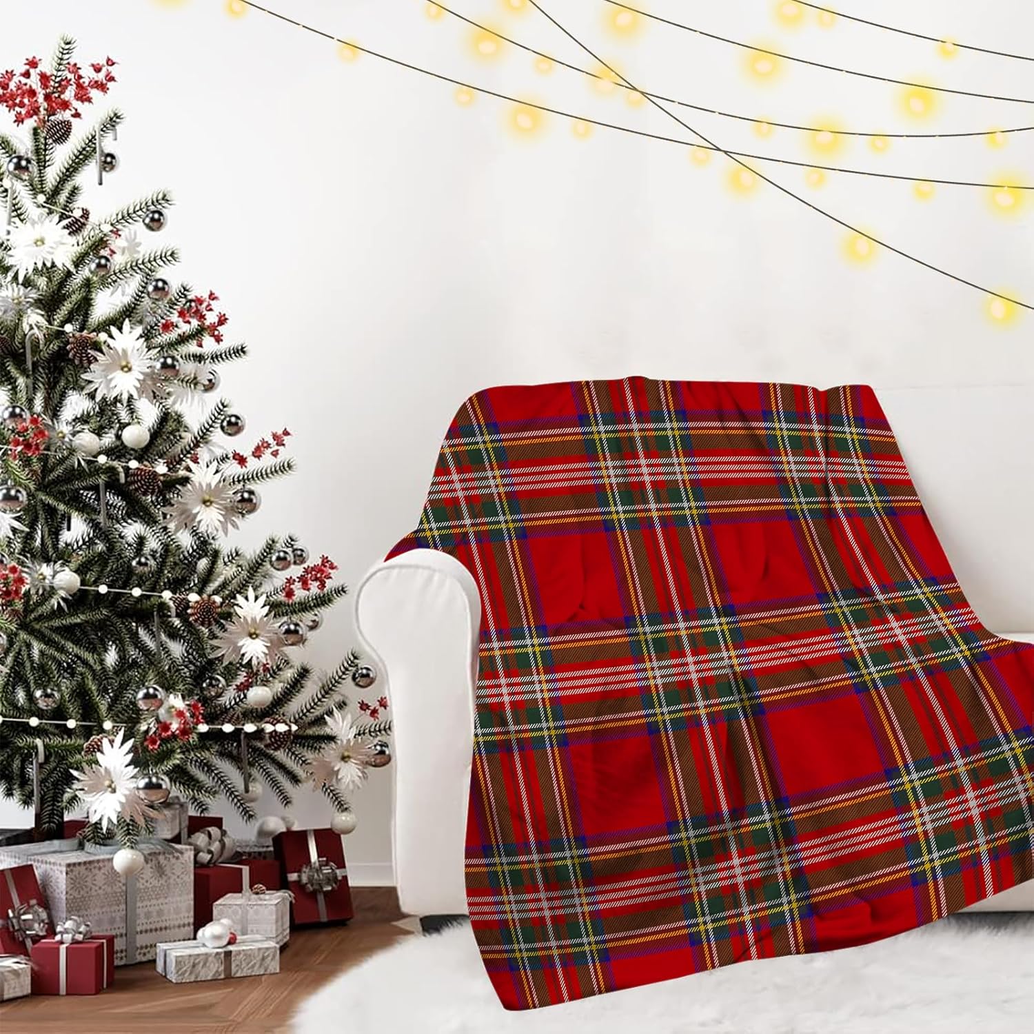 Christmas Plaid Throw Blankets - огляд і ціна Christmas Throw Blanket