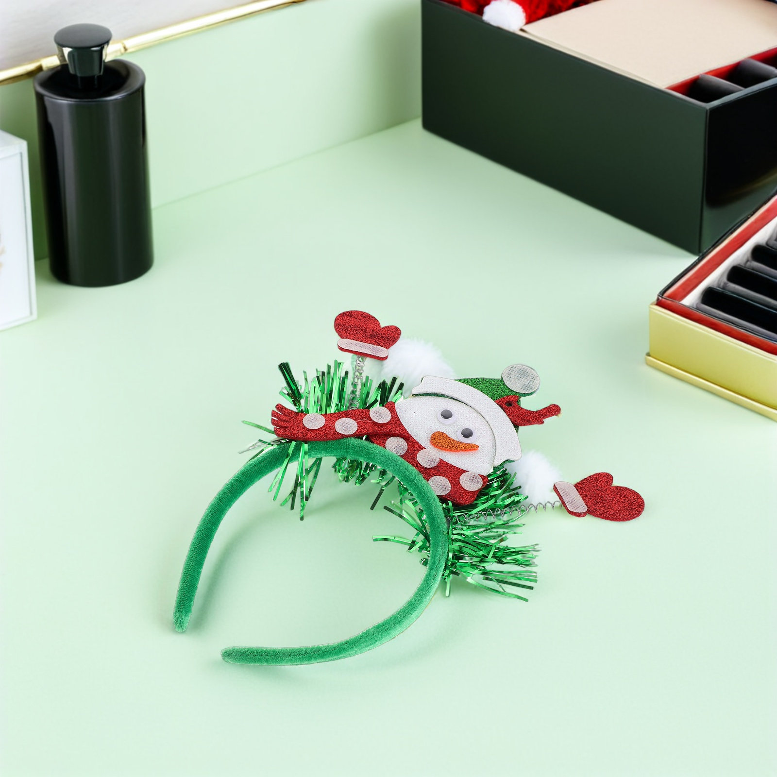 Christmas Headband Red Reindee - огляд і ціна Reindeer Antlers Headband