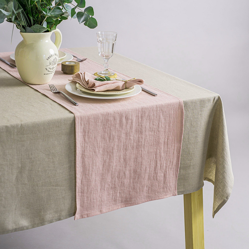 Linen Table Runner Mitered Cor - огляд і ціна Christmas Table Runner
