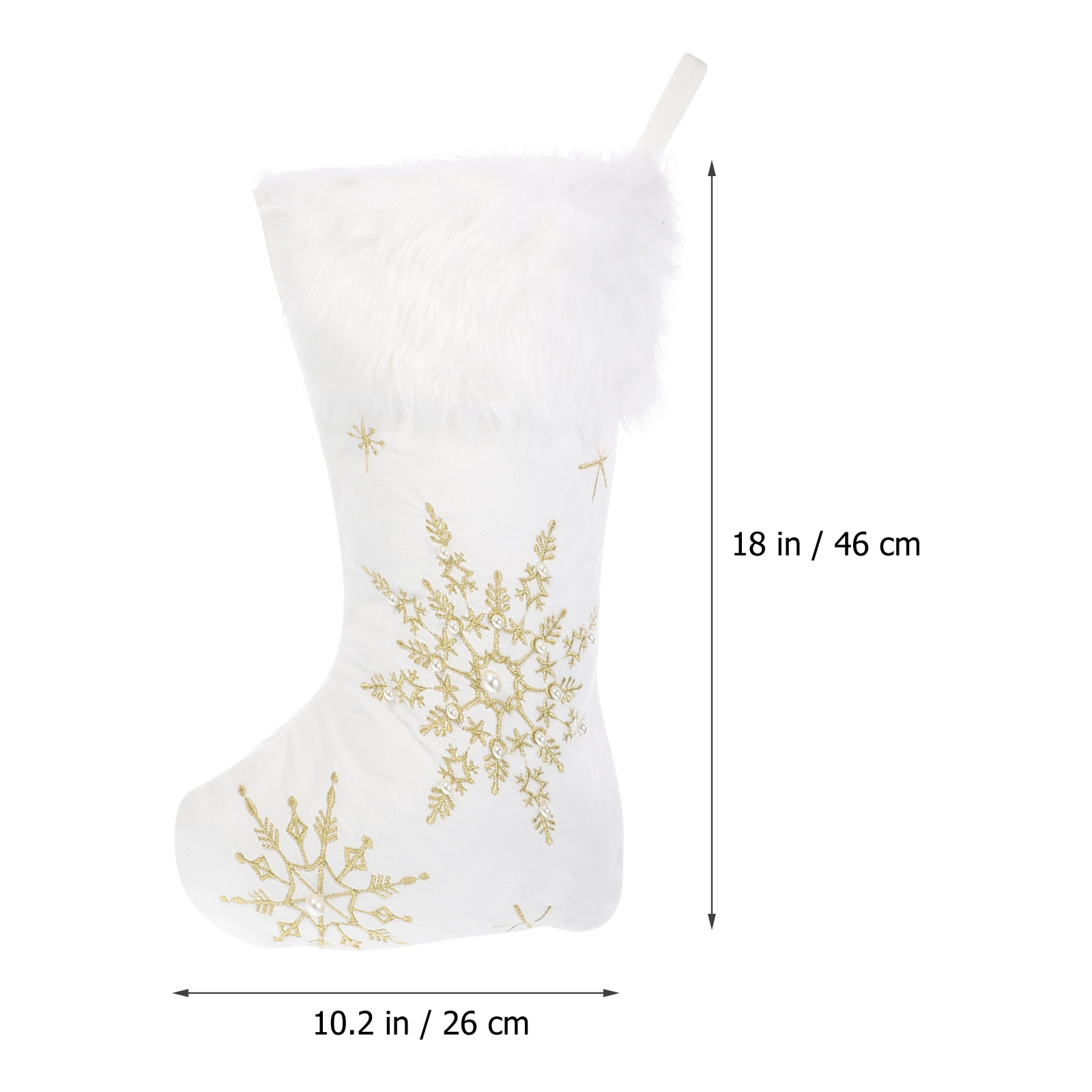 1Pcs Xmas Sock Decor Hanging P - огляд і ціна Christmas Stocking Hanging