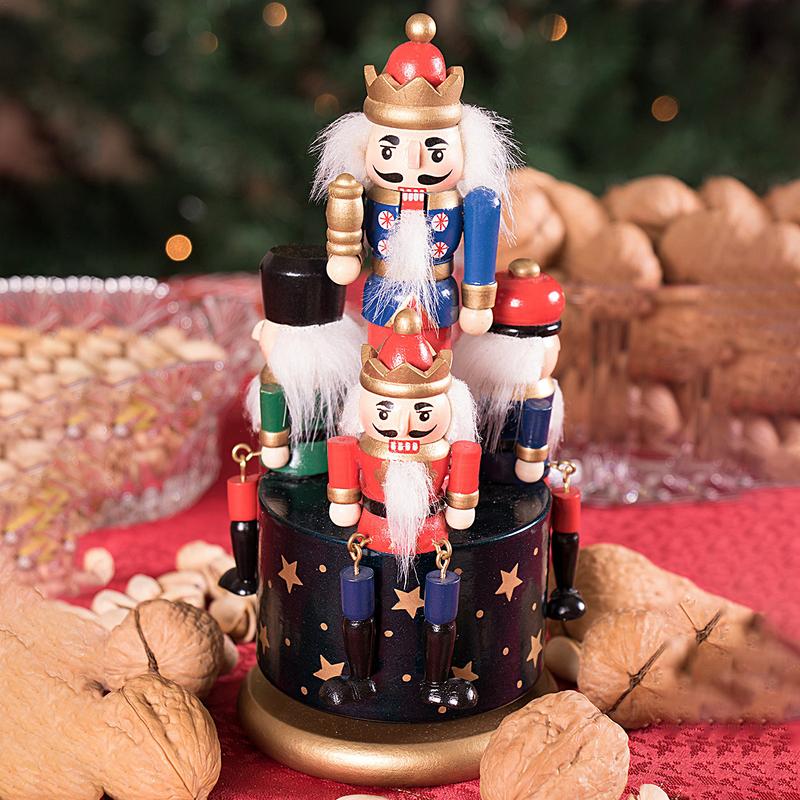 Christmas Music Box Funny Nutc - огляд і ціна Nutcracker Figurine
