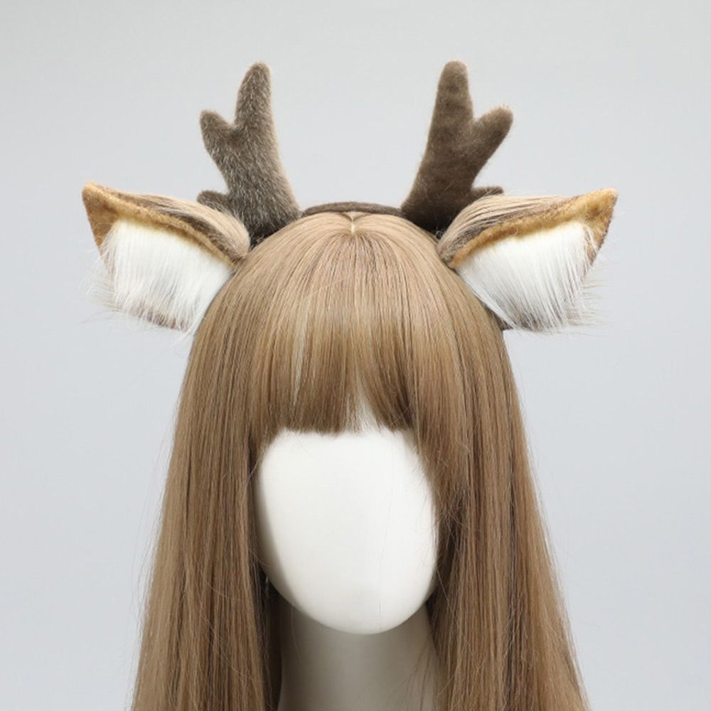 Unisex Deer Ears Reindeer Antl - огляд і ціна Reindeer Antlers Headband