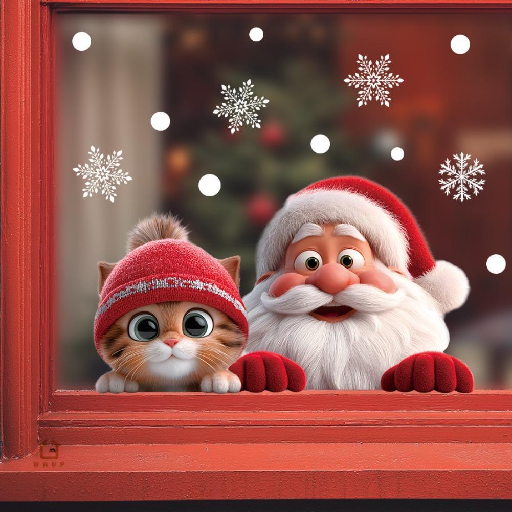 Christmas Window Door Mirror S - огляд і ціна Snowflake Window Decal